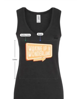 Wonderland Flowy Racerback T-Shirt